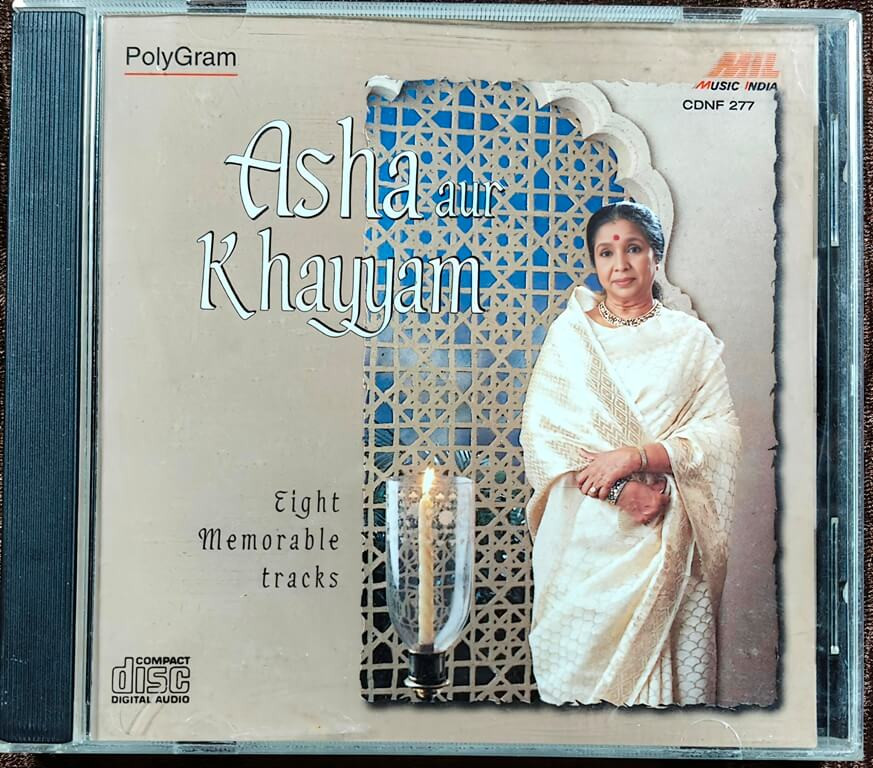 Asha Aur Khayyam – Eight Memorable Tracks (2006) Music Composer - Khayyam Pre-Owned Music India Audio CD