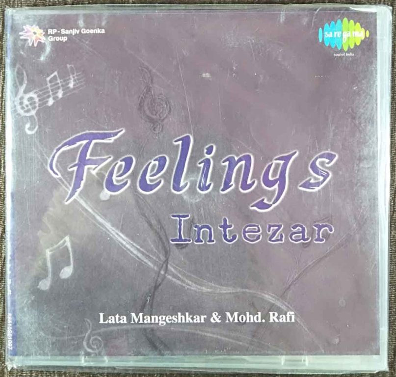 Lata Mangeshkar & Mohd. Rafi - Feelings Intezar (2016) Compilation Pre-Owned SA RE GA MA, RP Sanjiv Goenka Group Audio CD