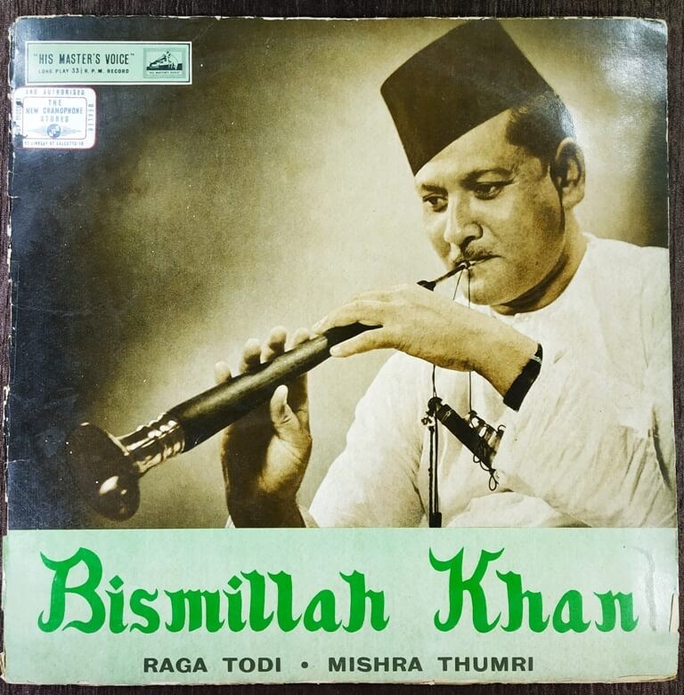 Bismillah Khan - Raga Todi. Mishra Thumri (1962) Traditional Pre-Owned Vinyl, 12" LP Record