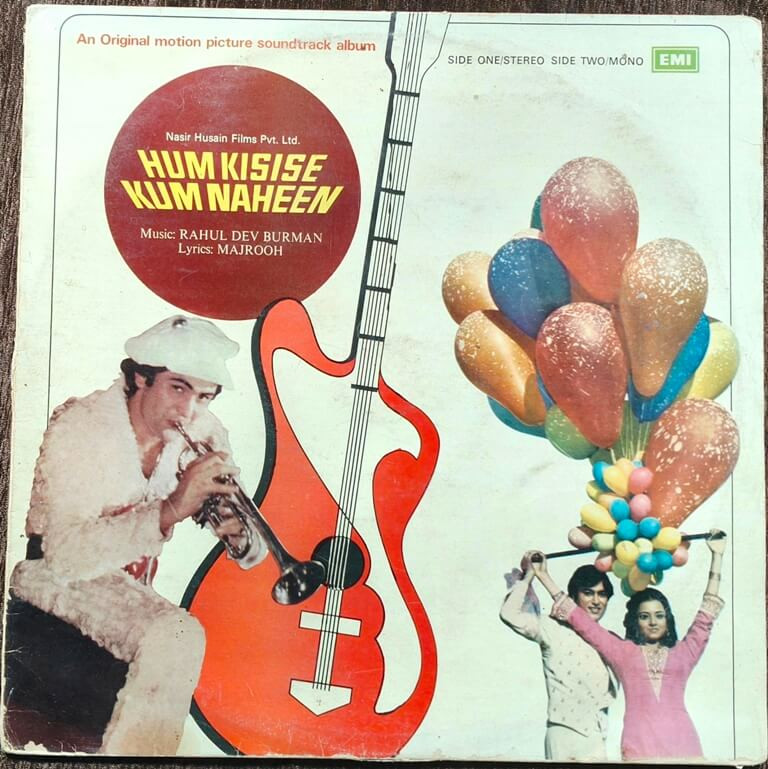 Hum Kisise Kum Naheen (1977) Music By Rahul Dev Burman Pre-Owned Vinyl, 12" HMV Gatefold LP Record