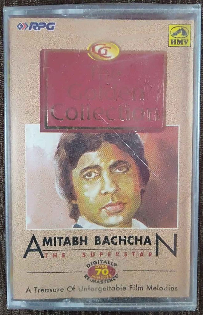 Amitabh Bachchan - The Superstar - The Golden Collection (1997) Compilation Pre-Owned HMV, RPG Audio Cassette
