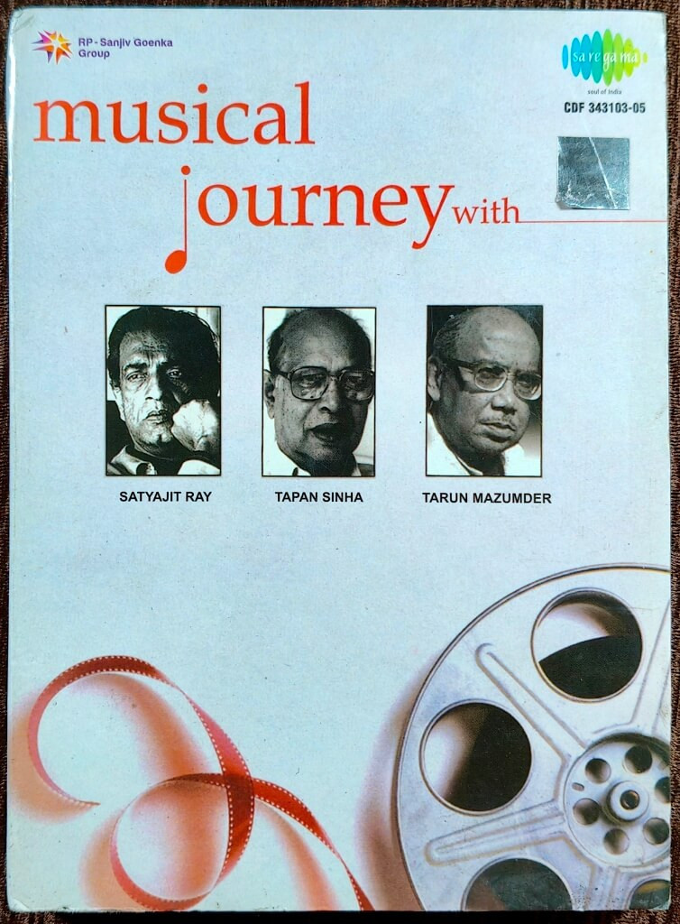 Musical Journey With Satyajit Ray, Tapan Sinha, & Tarun Mazumder (2009) OST Compilation Pre-Owned RP-Sanjiv Goenka Group-Saregama-Sony DADC Triple Audio CD Set