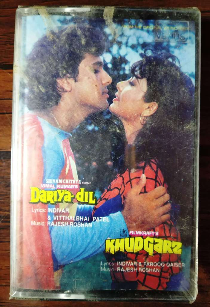 Dariya Dil (1987) Rajesh Roshan / Khudgarz (1988) Rajesh Roshan Pre-Owned Venus Audio Cassette