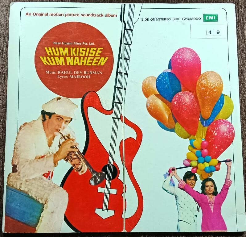 Hum Kisise Kum Naheen (1977) Rahul Dev Burman Pre-Owned Vinyl, 12" HMV Gatefold LP Record