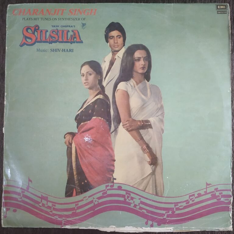 Charanjit Singh – Plays Hit Tunes On Synthesizer Of SILSILA (1981) Shiv-Hari Pre-Owned Odeon Vinyl, 12" LP Record
