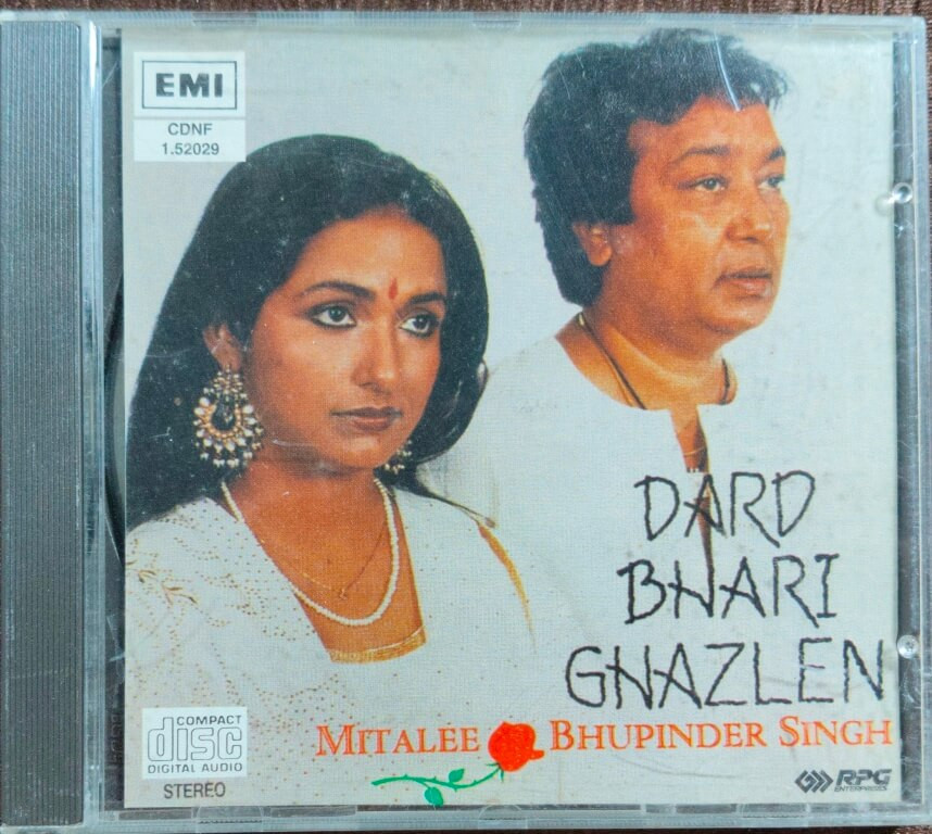 Mitalee & Bhupinder Singh – Dard Bhari Ghazlen (1990) Music By – Bhupinder Singh Ghazal Music Album Pre-Owned EMI Imported Audio CD