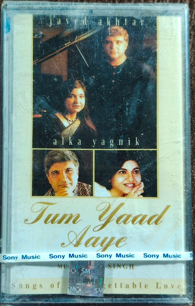 Javed Akhtar & Alka Yagnik – Tum Yaad Aaye – Songs Of Unforgettable Love (2001) Music Raju Singh Music Album Pre-Owned Sony Music Audio Cassette