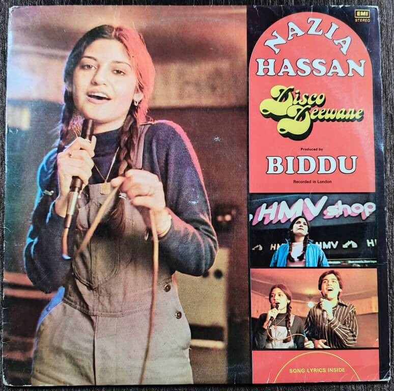 Nazia Hassan, Biddu - Disco Deewane (1981) Biddu, Zoheb Pre-Owned His Master's Voice Vinyl, 12" LP Record