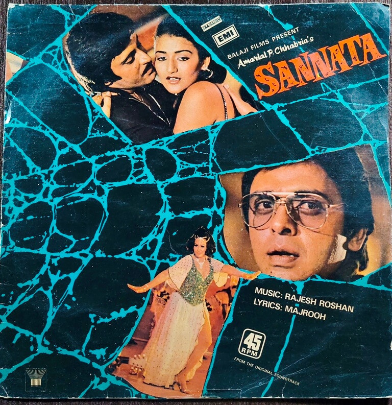 Sannata (1981) Rajesh Roshan Pre-Owned Vinyl, 12" EMI / His Master's Voice LP Record