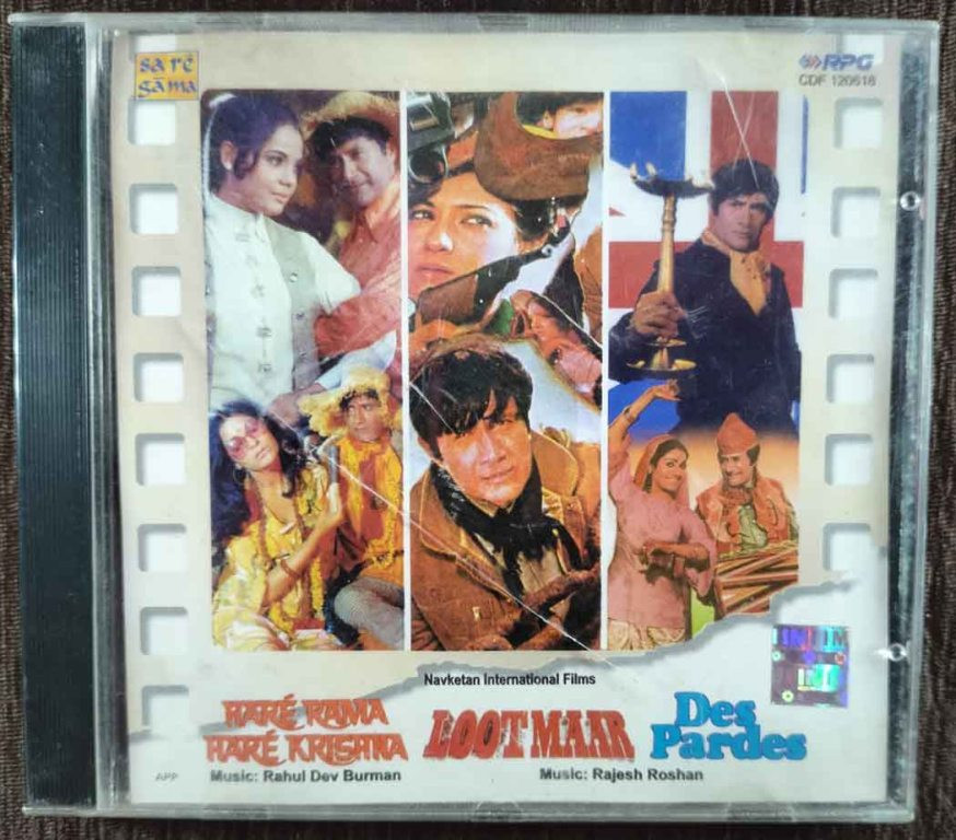 Hare Rama Hare Krishna (1971) Rahul Dev Burman / Lootmaar (1980) Rajesh Roshan / Des Pardes (1978) Rajesh Roshan Pre-Owned Audio CD