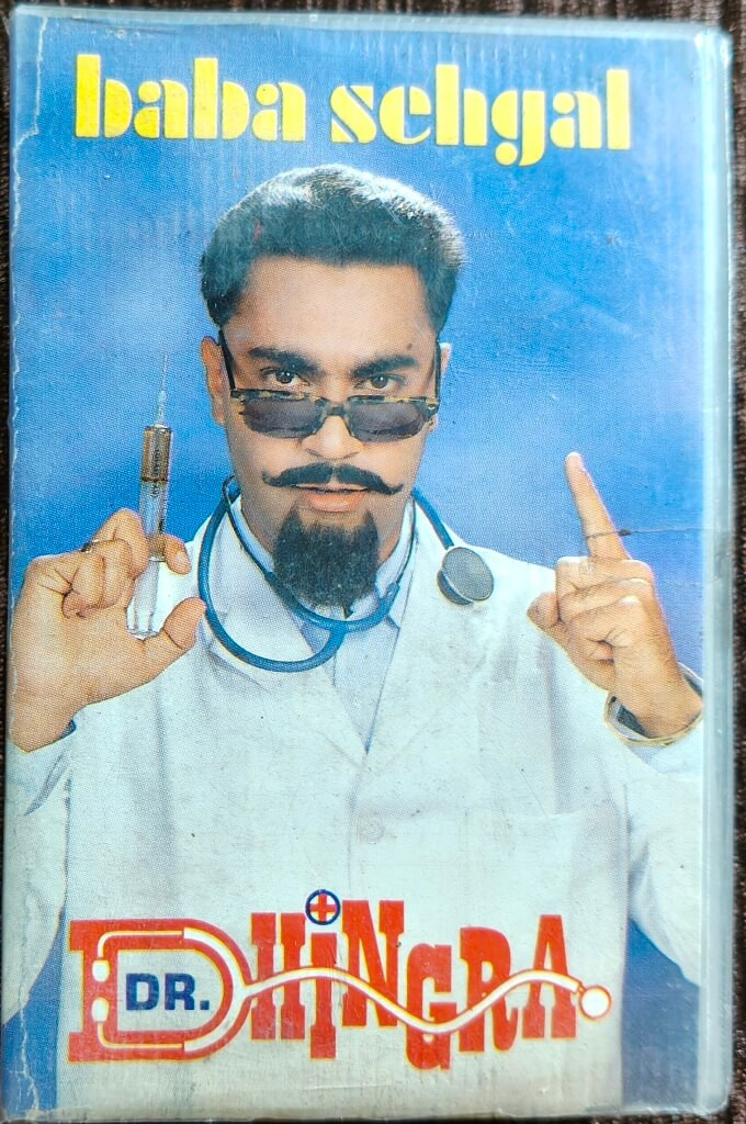 Baba Sehgal - Dr. Dhingra (1994) Baba Sehgal Hindi Pop Music Album Pre-Owned Magnasound Video Audio Cassette