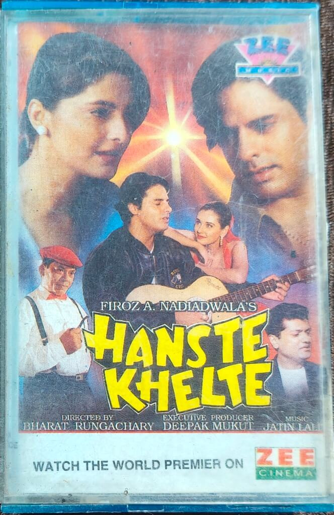 Hanste Khelte (1995) Jatin - Lalit Pre-Owned Zee Music Audio Cassette
