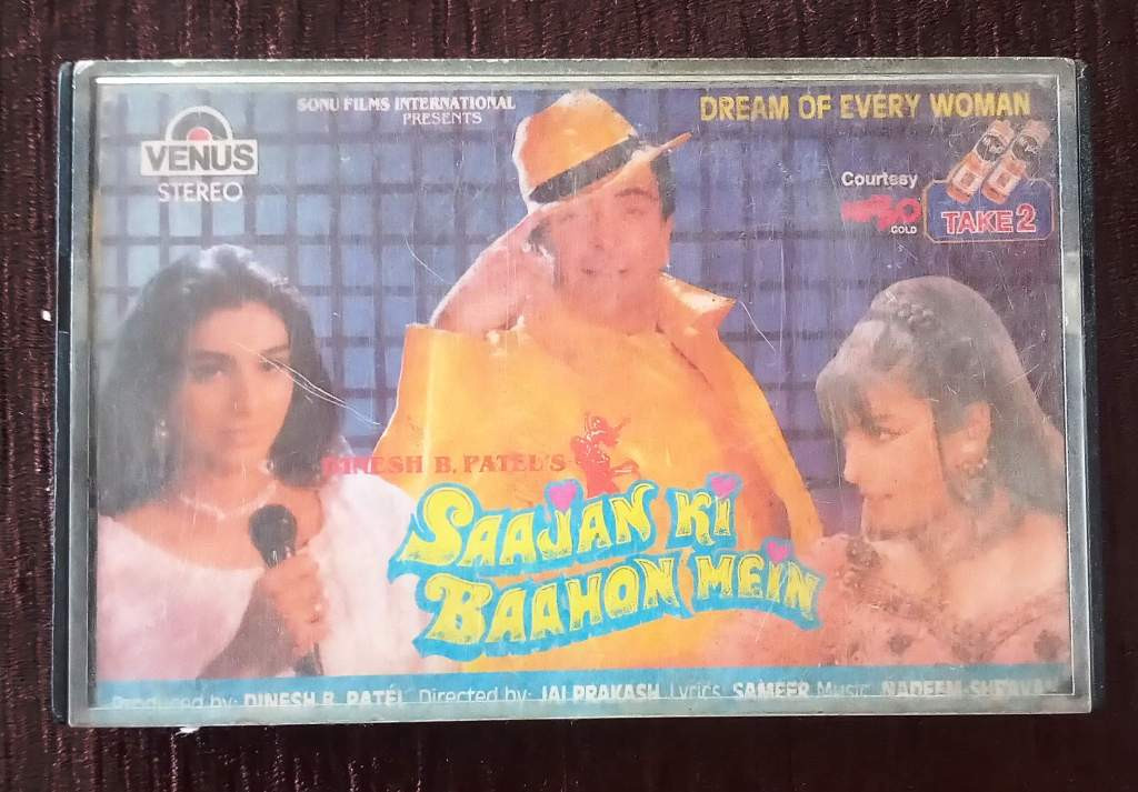 Saajan Ki Baahon Mein (1994) Nadeem-Shravan Pre-Owned Venus Audio Cassette