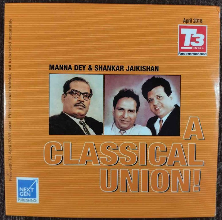 Manna Dey & Shankar-Jaikishan - A Classical Union (2015) Shankar-Jaikishan Pre-Owned SA RE GA MA, T3 India Audio CD