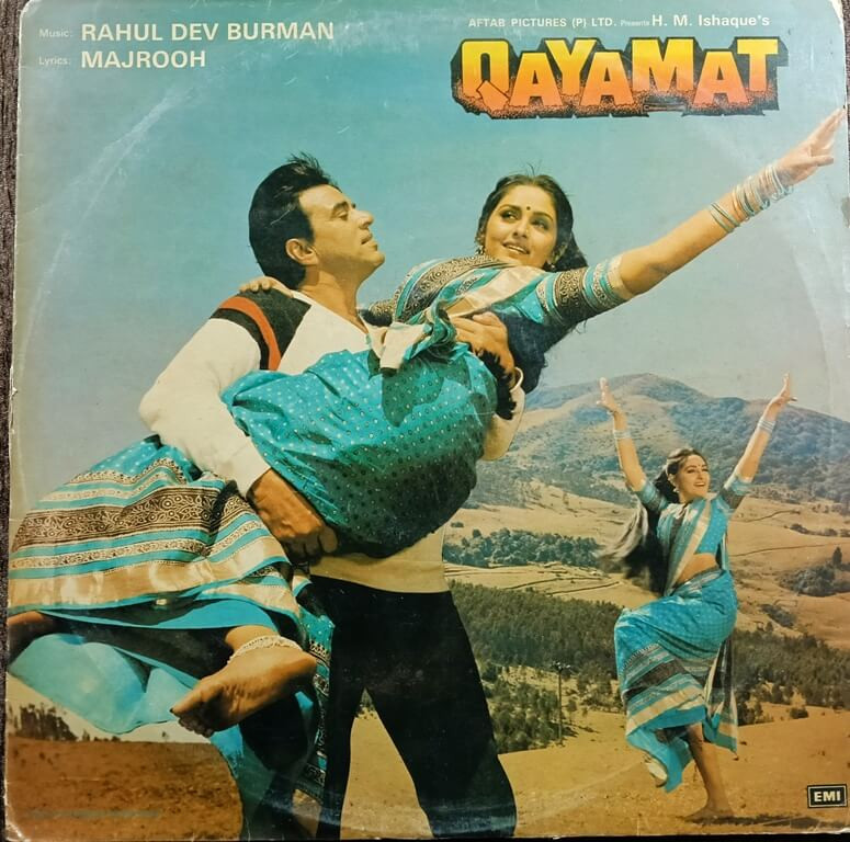 Qayamat (1980) R. D. Burman Pre-Owned Vinyl, 12" HMV LP Record