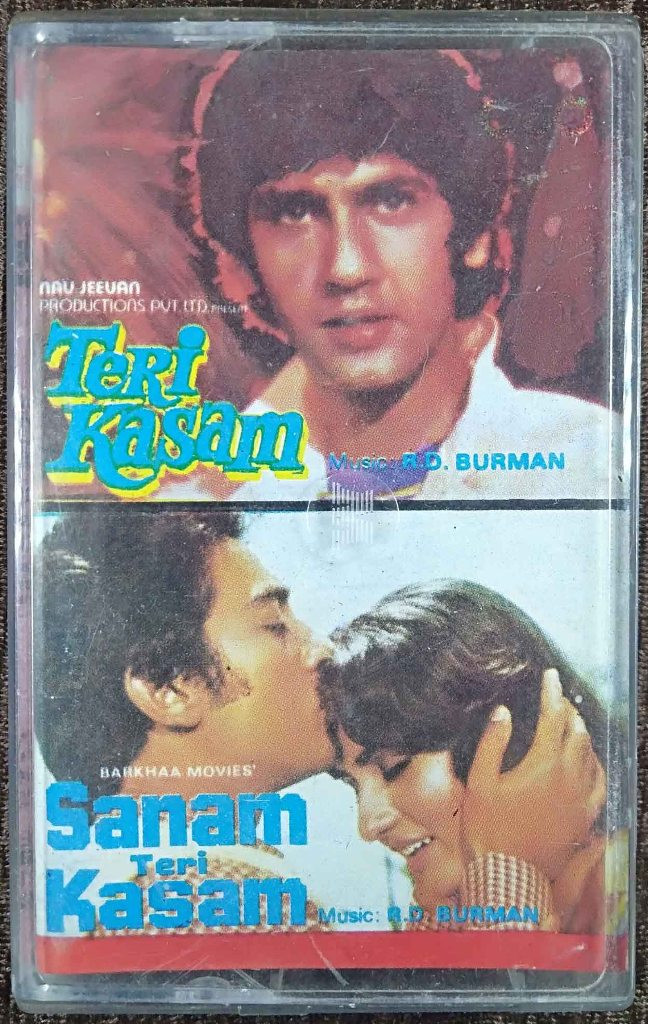 Teri Kasam (1982) R.D. Burman / Sanam Teri Kasam (1982) R.D. Burman Pre-Owned Music India, Polygram Audio Cassette