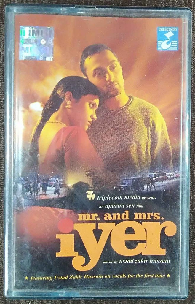 Mr. And Mrs. Iyer (2002) Ustad Zakir Hussain Pre-Owned Crescendo Music Audio Cassette