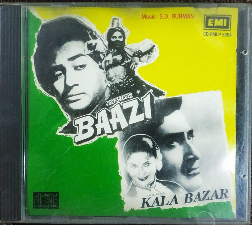 Baazi (1950) S.D. Burman / Kala Bazar (1959) S.D. Burman Pre-Owned  Imported Audio CD