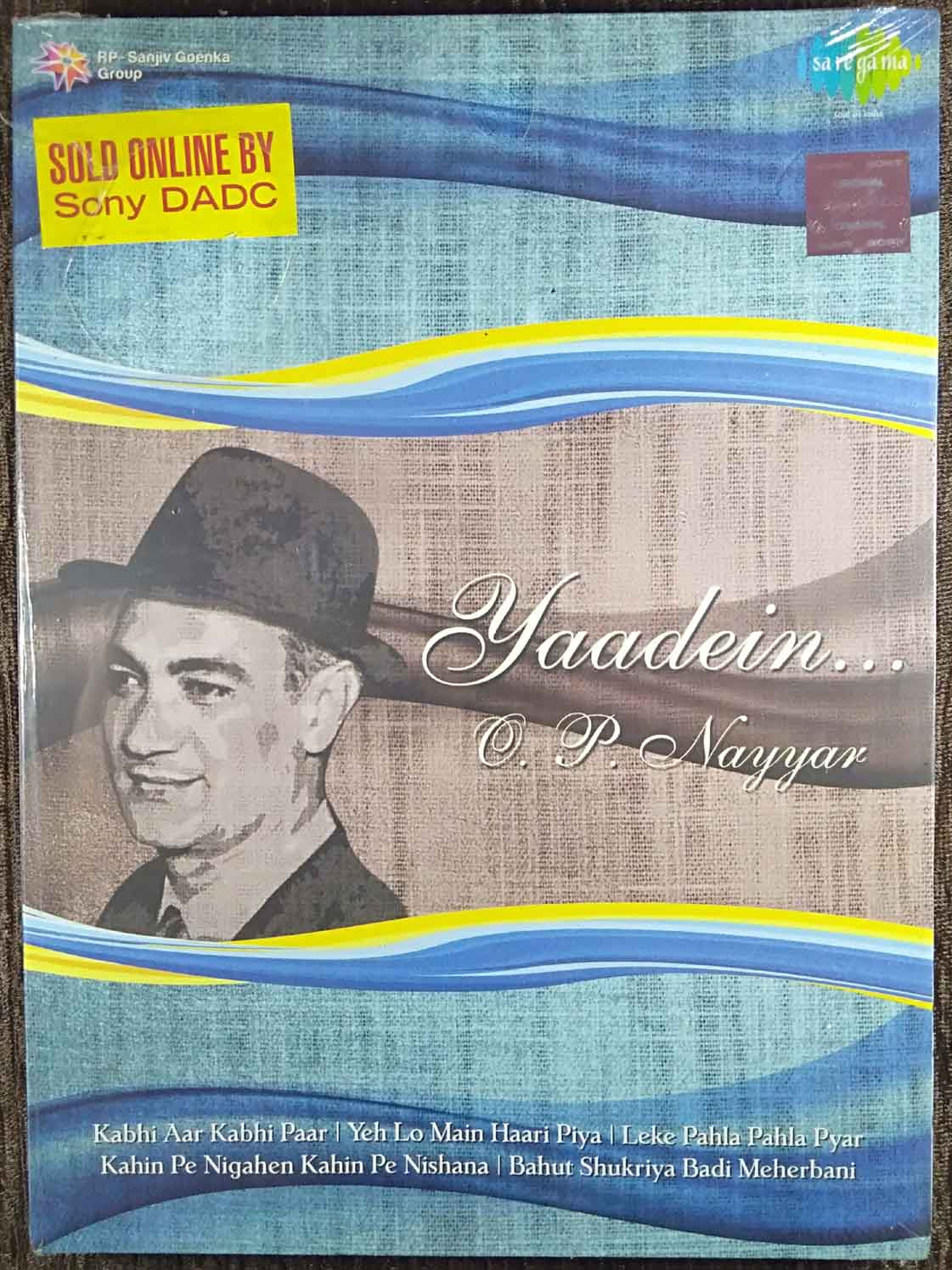 O.P. Nayyar - Yaadein (2016) O.P. Nayyar Pre-Owned SA RE GA MA, RP- SGG Double Audio CD