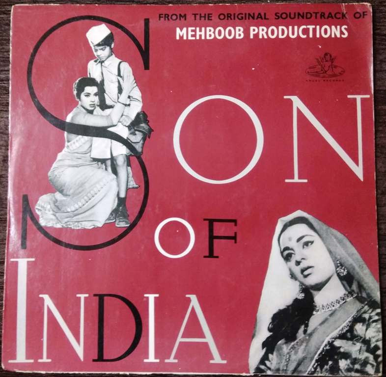 Son Of India (1962) Naushad Pre-Owned Vinyl, 12" LP Record