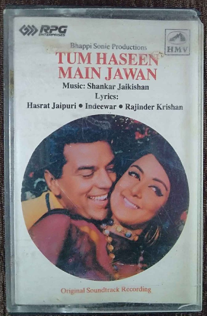 Tum Haseen Main Jawan (1970) Shankar-Jaikishan Pre-Owned HMV, RPG Audio Cassette