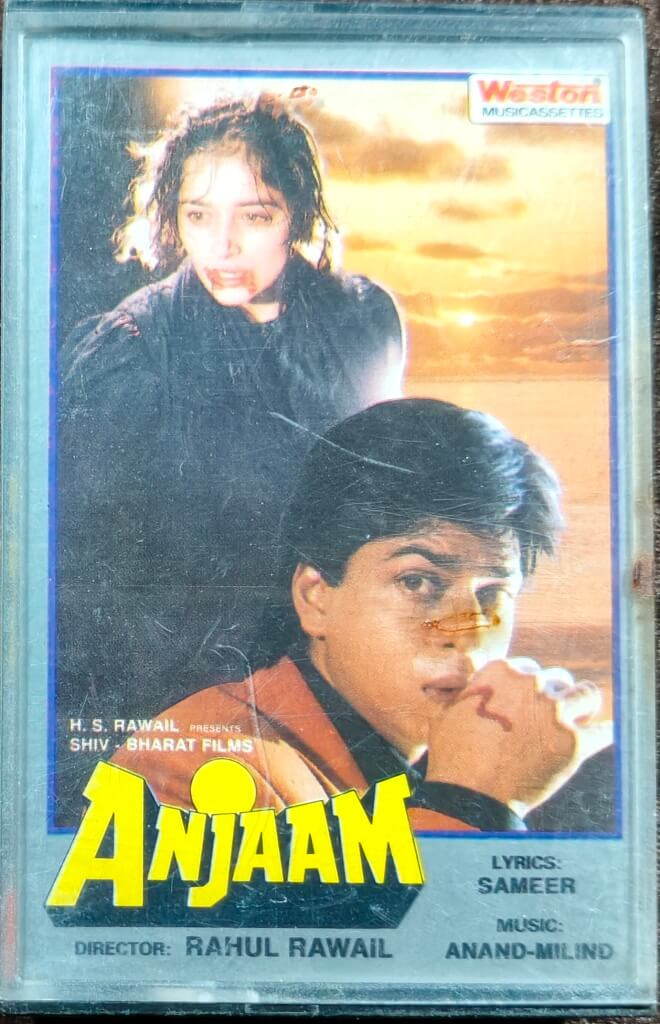 Anjaam (1994) Anand-Milind Pre-Owned Weston Audio Cassette