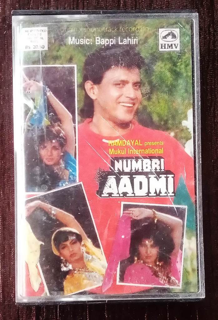 Numbri Aadmi (1991) Bappi Lahiri Pre-Owned HMV Audio Cassette