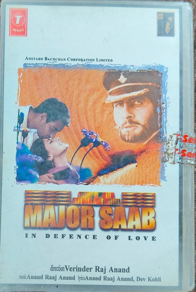 Major Saab (In Defence Of Love) (1998) Anand Raaj Anand Pre-Owned T-Series Audio Cassette