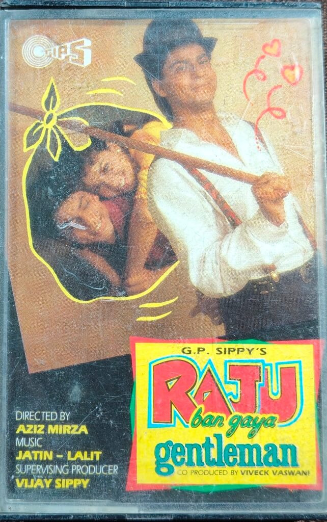 Raju Ban Gaya Gentleman (1992) Jatin-Lalit Pre-Owned Tips Audio Cassette