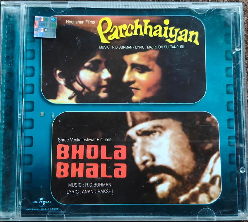 Parchhaiyan (1972) R. D. Burman / Bhola Bhala (1978) R. D. Burman Pre-Owned HMV Audio CD