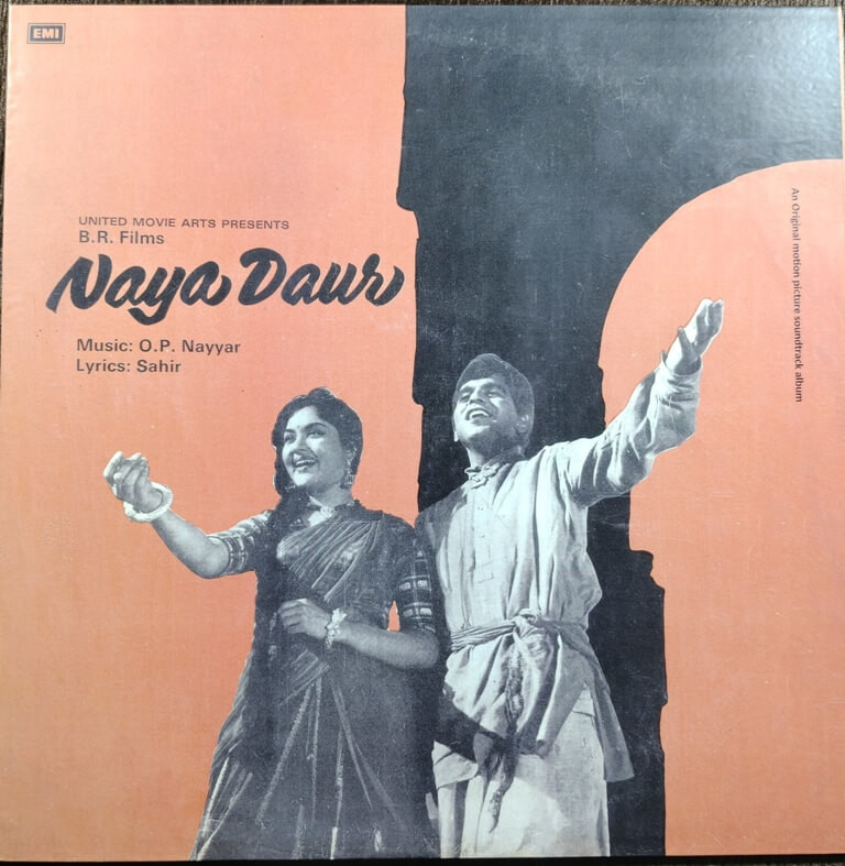 Naya Daur (1957) O. P. Nayyar Pre-Owned Vinyl, 12" His Master's Voice LP Record