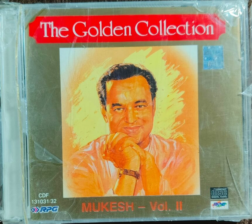 Mukesh – The Golden Collection - Mukesh Vol. II (1996) Hindi OST Compilation Pre-Owned RPG Double Audio CD Set