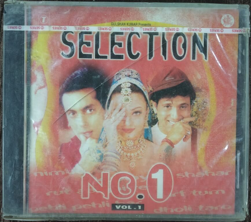 Selection No. 1 - Vol. 1 (1999) Bollywood OST Compilation Pre-Owned T-Series Audio CD