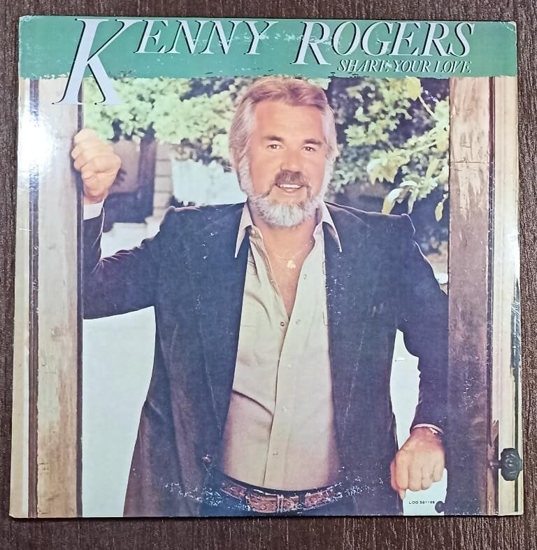 Kenny Rogers – Share Your Love (1984) Kenny Rogers Pre-Owned Vinyl, 12" LP Record