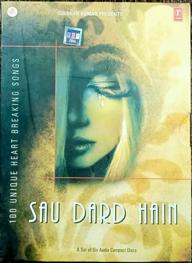 Sau Dard Hain - Bollywood 100 Unique Heart Breaking Songs (2008) Bollywood Compilation Pre-Owned T-Series 6 Audio CD Set