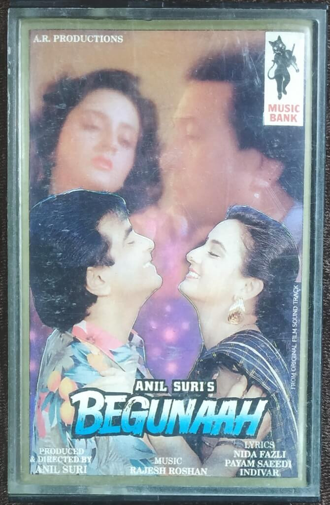 Begunaah (1991) Rajesh Roshan Pre-Owned Music Bank Audio Cassette