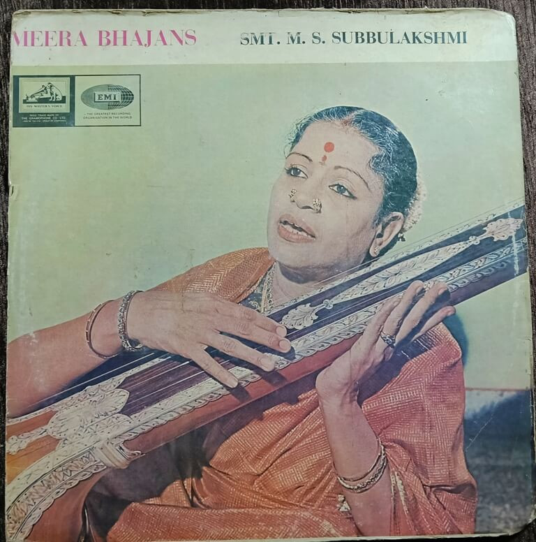 Smt. M.S. Subbulakshmi – Meera Bhajans (1965) Pre-Owned Vinyl, Odeon 12" LP Record