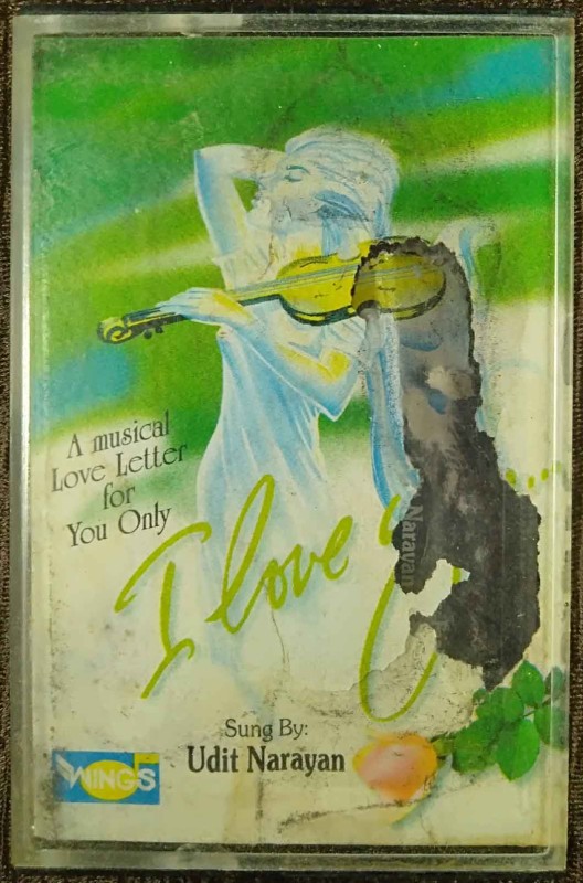 Udit Narayan - I Love You (1997) Sandesh Shandaliya Pre-Owned Wings Audio Cassette