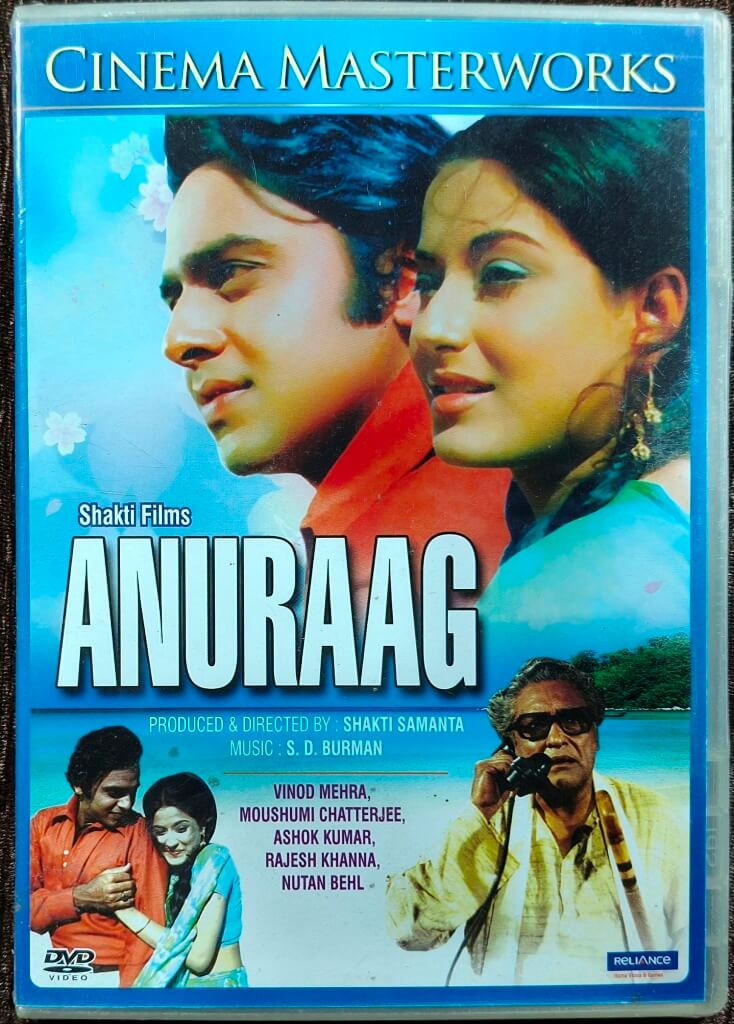 Anuraag (1972) Directed by Shakti Samanta & Music by S. D. Burman Pre-Owned Reliance Home Video Single DVD
