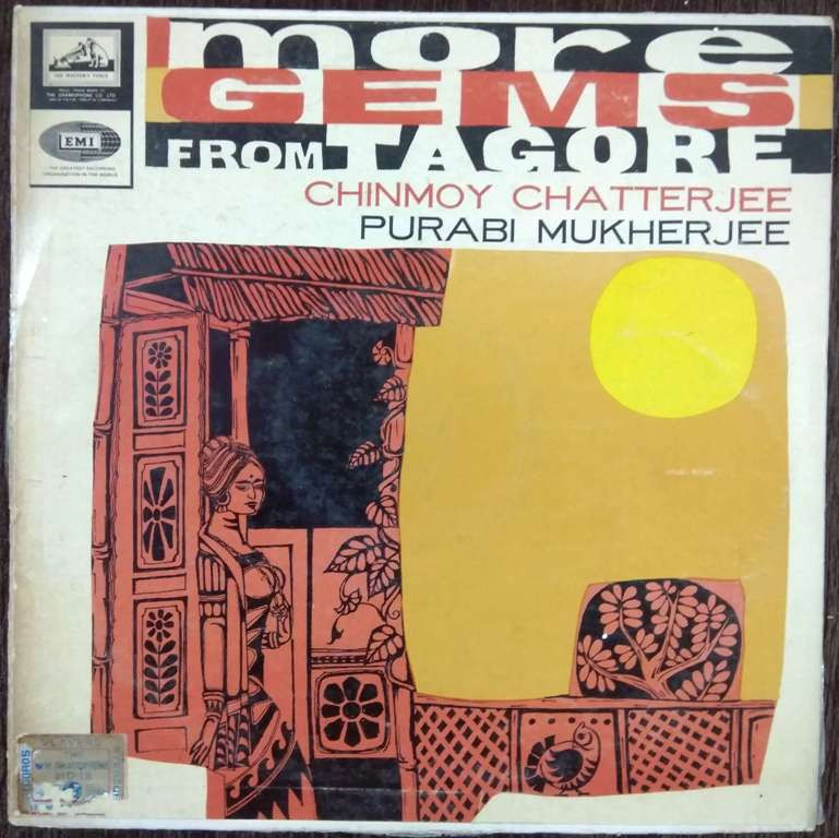 Purabi Mukherjee & Chinmoy Chatterjee - Mor Gems From Tagore (1968) Rabindranath Tagore Pre-Owned Vinyl, 12" LP Record