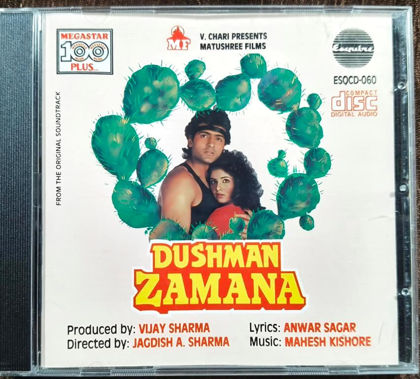 Dushman Zamana (1992) Mahesh Kishore Pre-Owned Esquire-Megastar 100 Plus Imported Audio CD