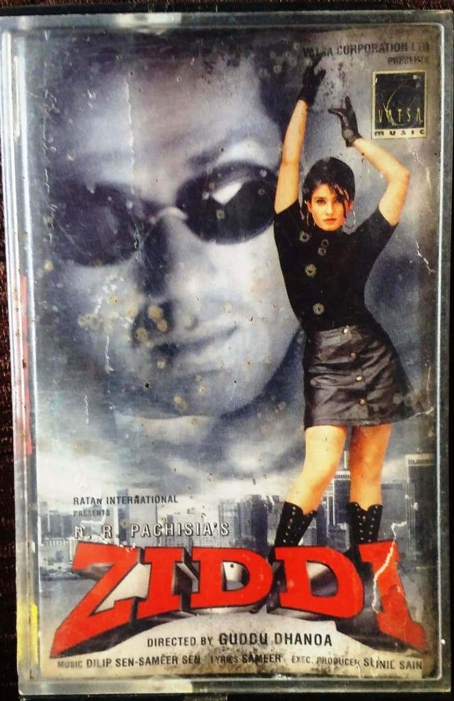 Ziddi (1996) Dilip Sen-Sameer Sen Pre-Owned Vatsa Music Audio Cassette