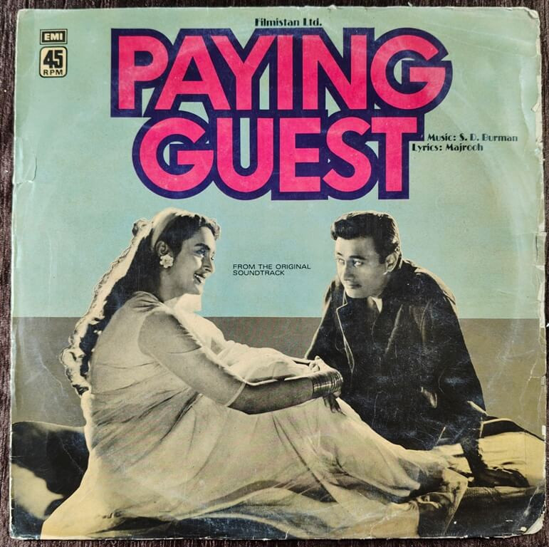 Paying Guest (1957) S.D. Burman Pre-Owned His Master's Voice Vinyl, 12" LP Record