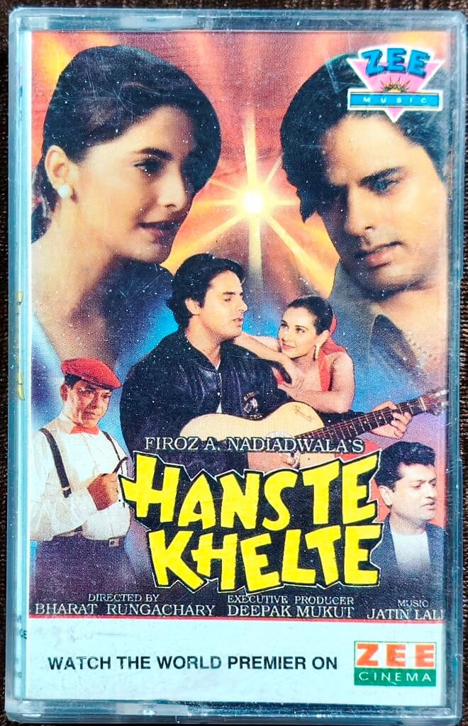 Hanste Khelte (1995) Jatin - Lalit Pre-Owned Zee Music Audio Cassette