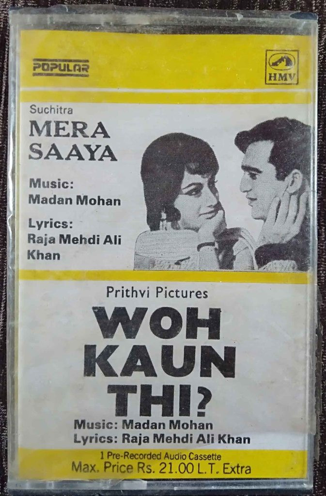Mera Saaya (1966) Madan Mohan / Woh Kaun Thi ?(1964) Madan Mohan Pre-Owned HMV Audio Cassette