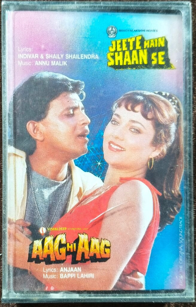 Aag Hi Aag (1987) Bappi Lahiri / Jeete Hain Shaan Se (1987) Anu Malik Pre-Owned Venus Audio Cassette