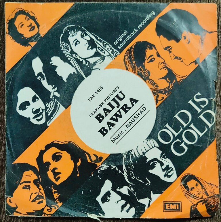 Baiju Bawra (1952) Naushad Pre-Owned Vinyl, 7" EP Record
