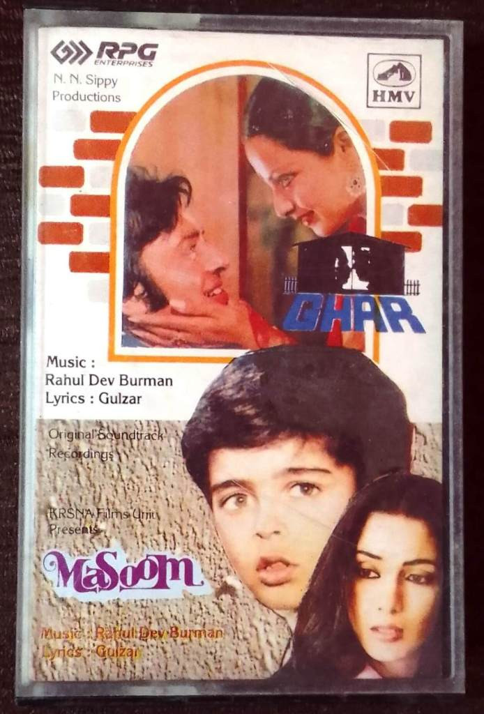 Ghar (1978) R. D. Burman / Masoom (1982) R. D. Burman Pre-Owned HMV, RPG Audio Cassette