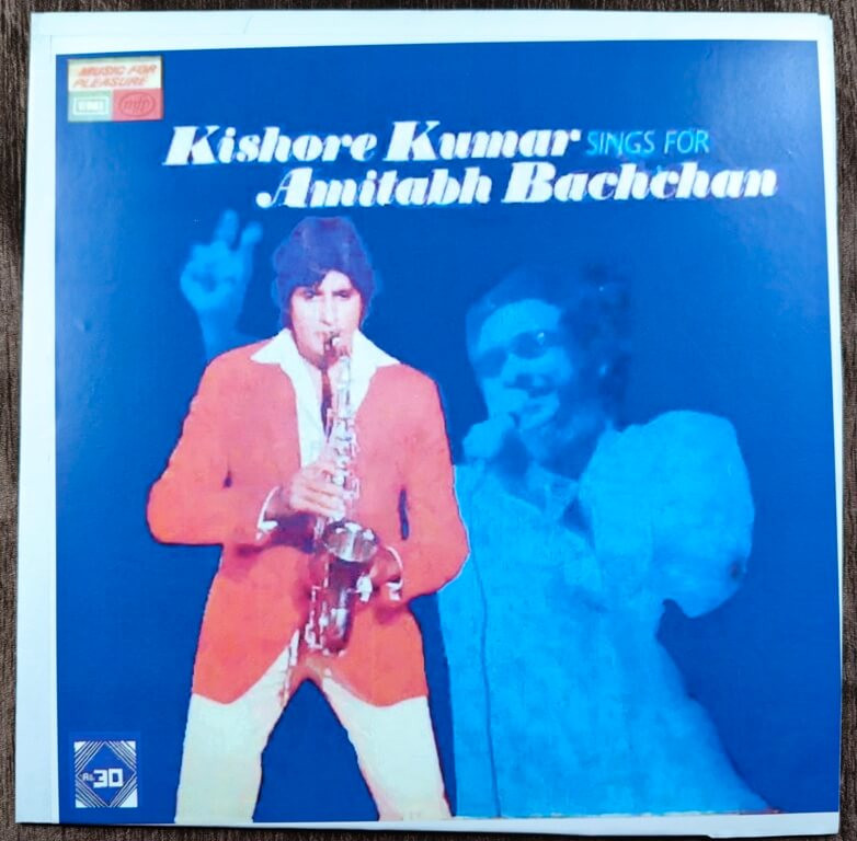 Kishore Kumar - Sings For Amitabh Bachchan (1982) Compilation Pre-Owned Music For Pleasure Vinyl, 12" LP Record