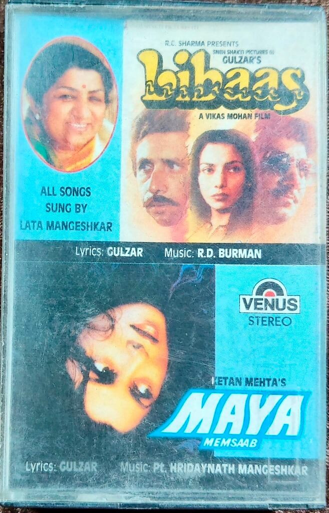 Libaas (1996) RD Burman / Maya Memsaab (1993) Pt. Hridaynath Mangeshkar Pre-Owned Venus Audio Cassette